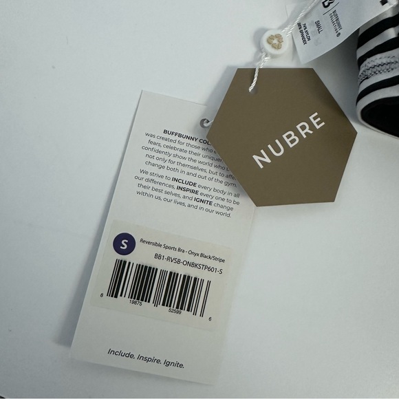 Buffbunny Black and White Striped Top - Picture 2 of 3